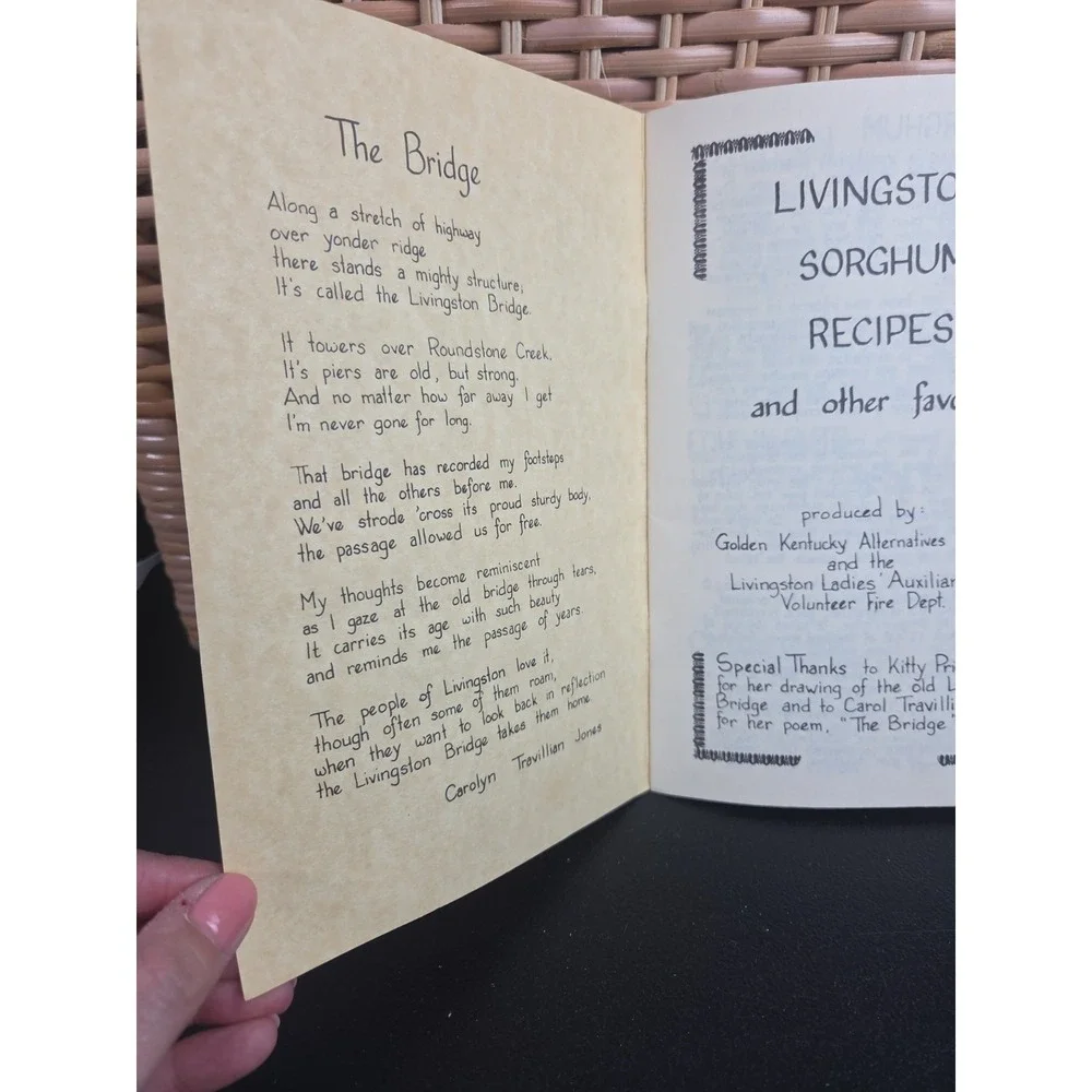 Golden Kentucky Sorghum Recipes Livingston Cookbook Pamphlet Appalachian Recipes